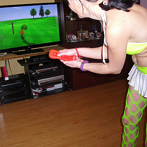 sexy beim wii spielen Galeriebild