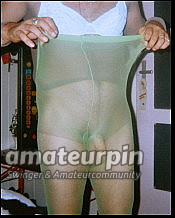 Green pantyhose fun gallery image