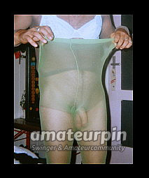 Green pantyhose fun gallery image