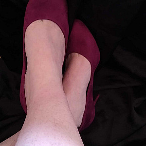 Lila High Heels Galeriebild