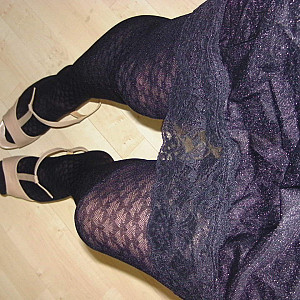 black pantyhose gallery image