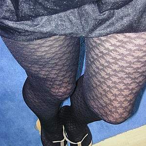 black pantyhose gallery image