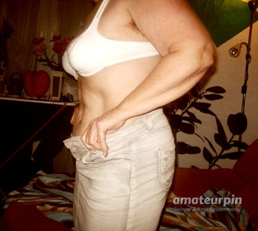 horny in a jeans mini gallery image