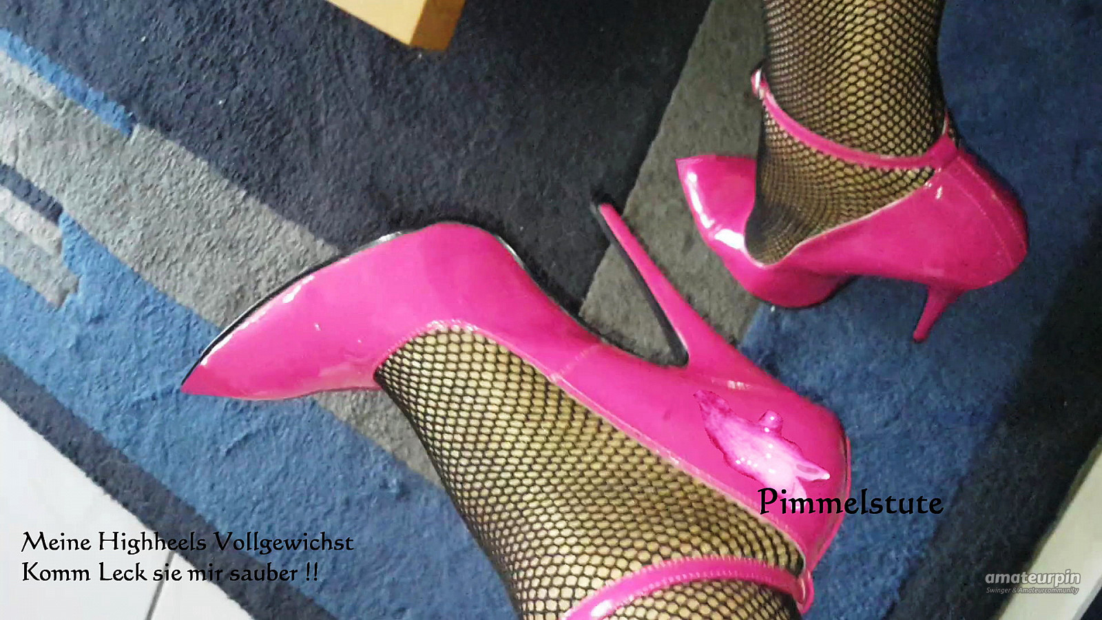 Pimmelalarm in FSH Netzstrümpfen und Highheels !! Galeriebild