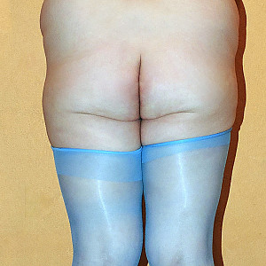 Sexy Heels blaue Nylons heiße Titten Arsch & Fotze Galerie