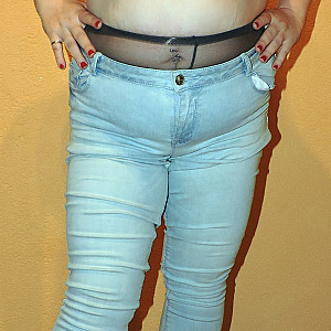 corsage, jeans and nylons gallery image