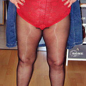 body with nylons gallery image