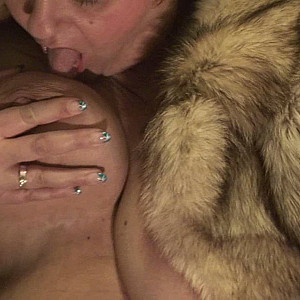 FETISH - masturbating in FUR COAT gallery image