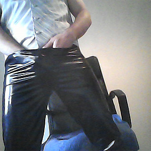 black leggins in spitze & wetlook lack latex Galerie