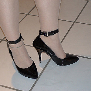 black domina heels gallery image