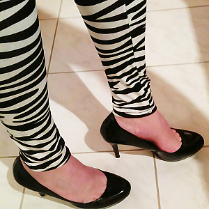 Neue Zebra Leggings Galeriebild