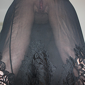 in negligee without pantys gallery image