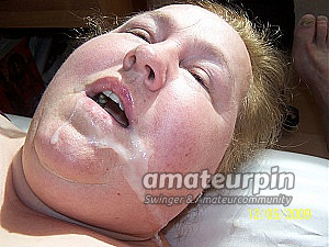 mouth and face cumshot gallery image