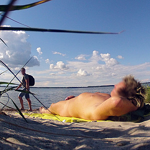 rush hour am Strand Galeriebild