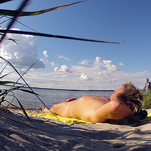 rush hour am Strand Galeriebild