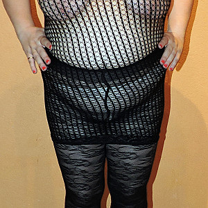 black fishnet gallery image