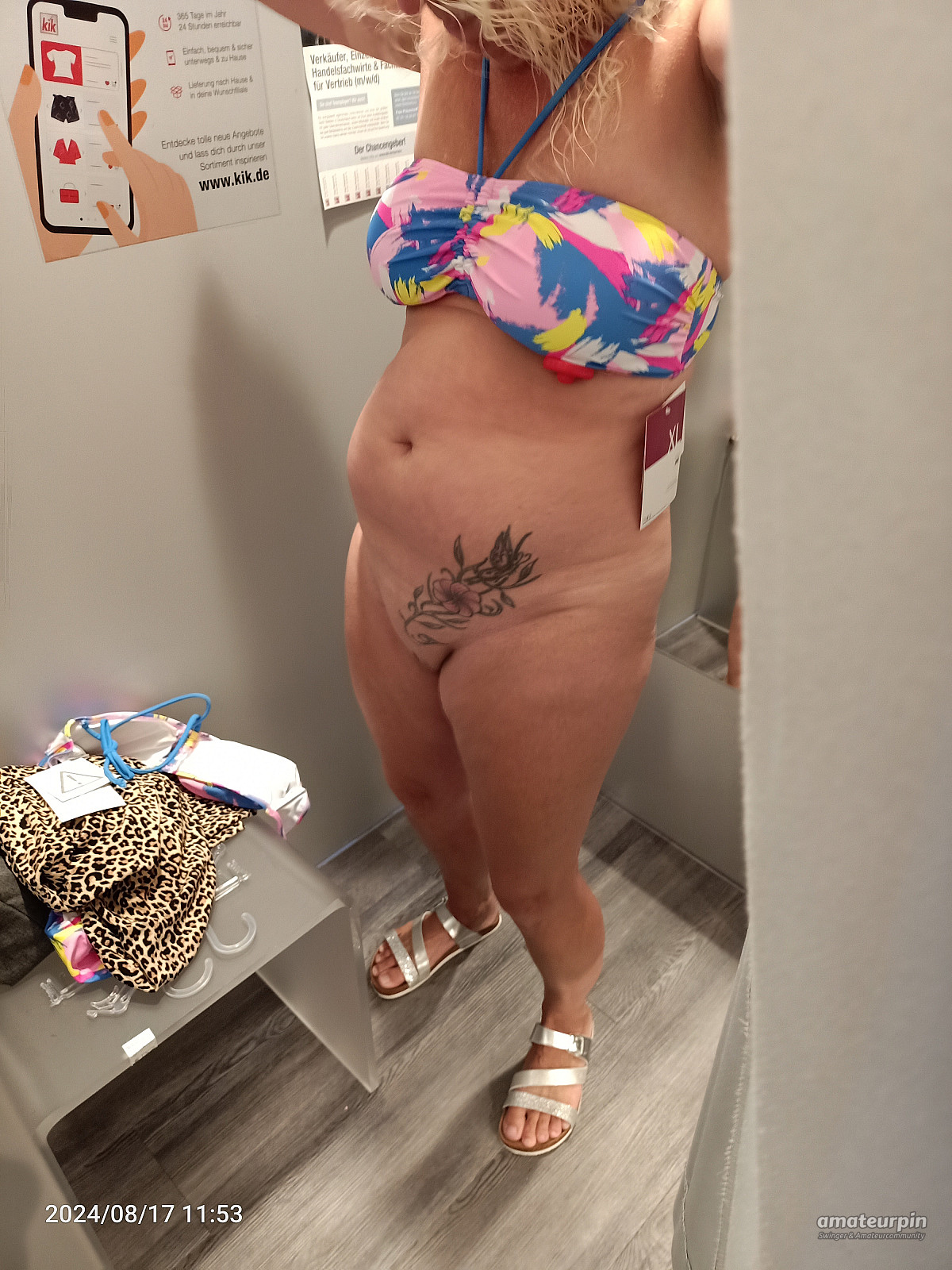 bikini trying out gallery image