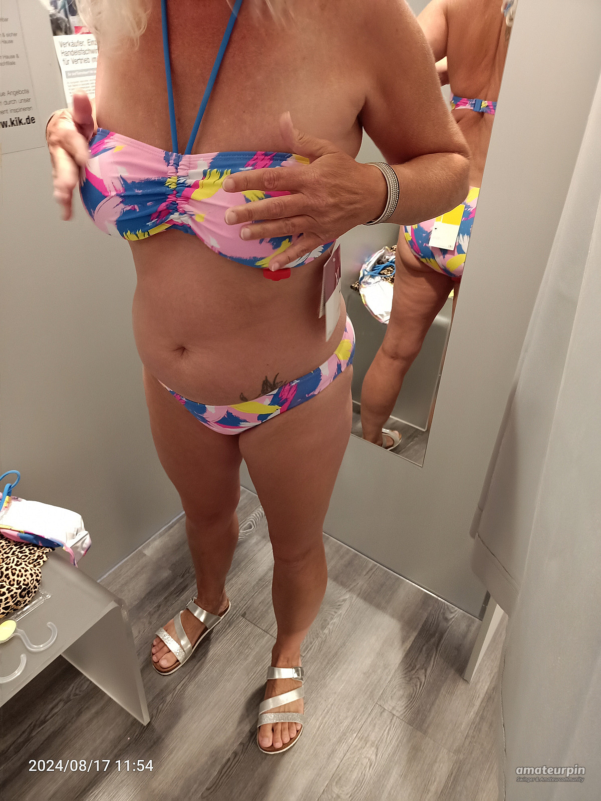 bikini trying out gallery image