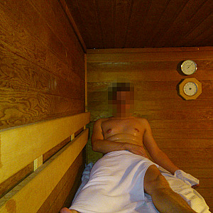 in der Sauna Galerie