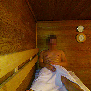 in der Sauna Galerie