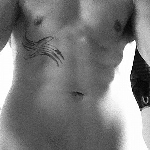 B&W Body and cock gallery image