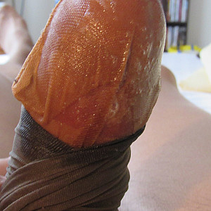 First image of noelnylon's Gallery - Nylon dick in action