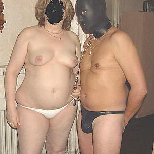 My chubby wife with her slave Galerie
