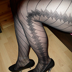 Zebra heels and new nylons gallery image