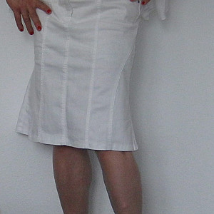 White skirt with petticoat! gallery image