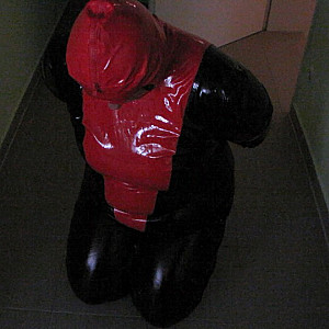 Petplay im Latexanzug... Galeriebild