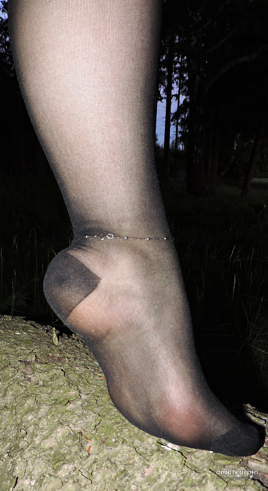 pantyhose in the woods gallery image