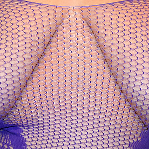 horny in a new purple catsuit gallery image