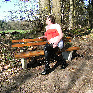 Outdoor in Overknees gallery image