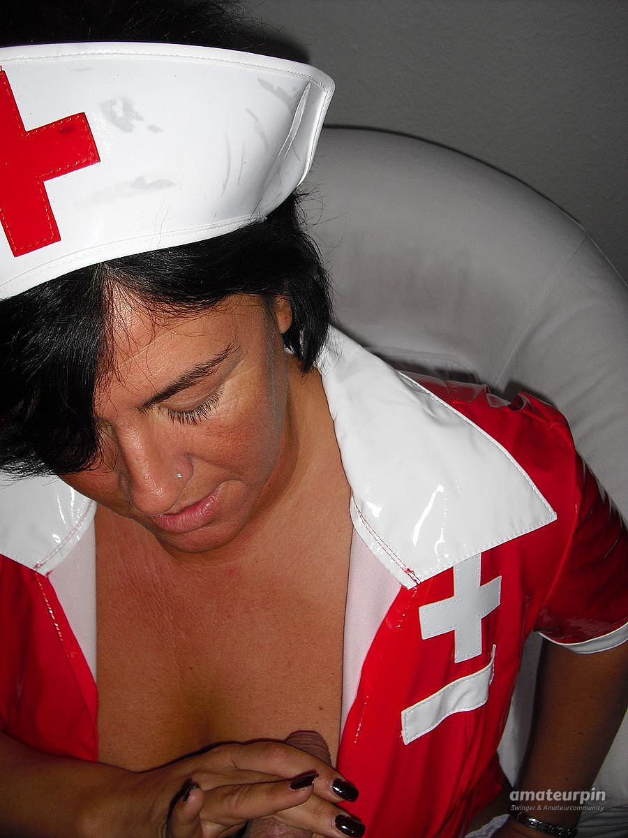 Tina as a horny nurse gallery image