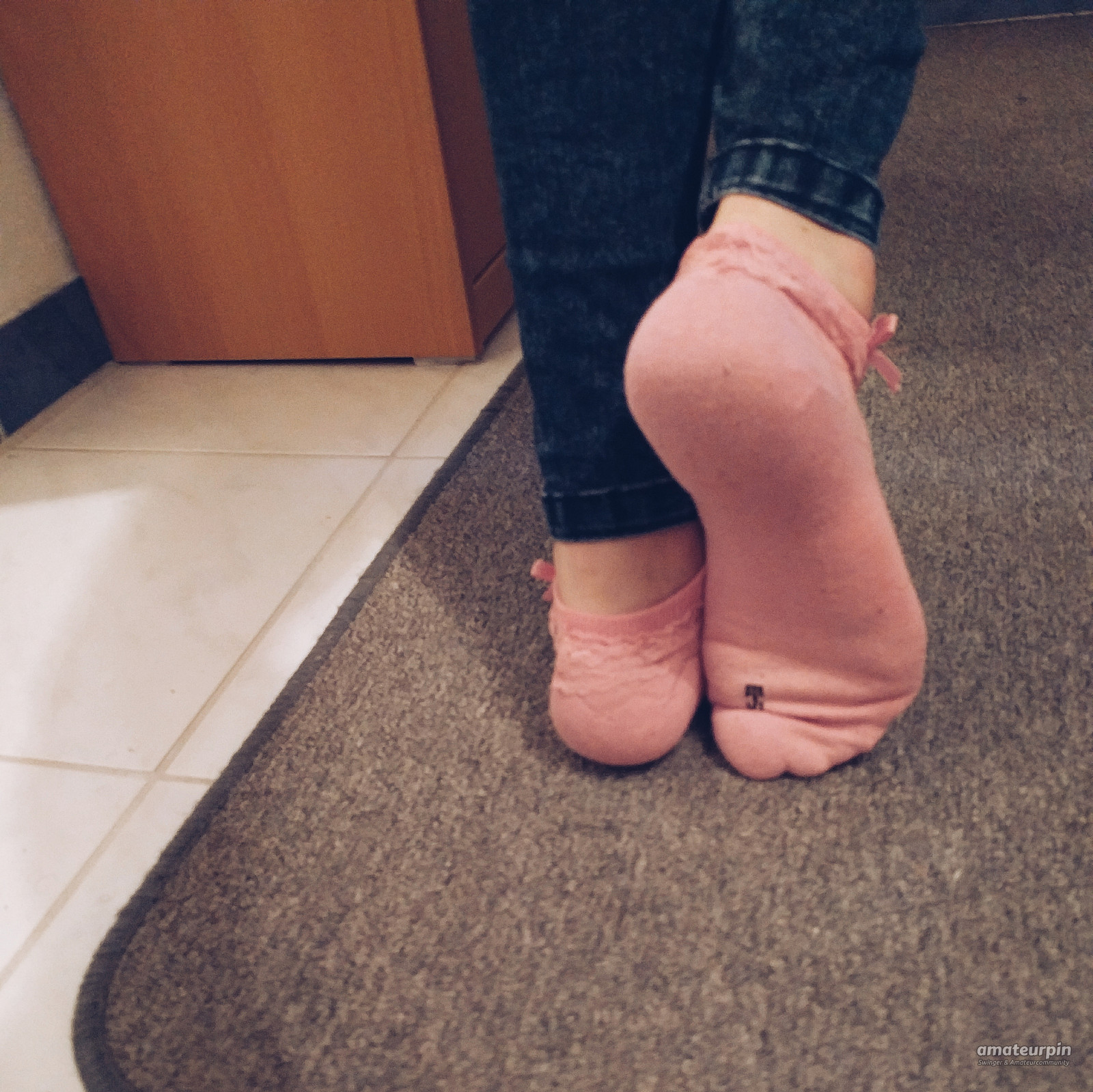 Girlyfeet in pink socks gallery image