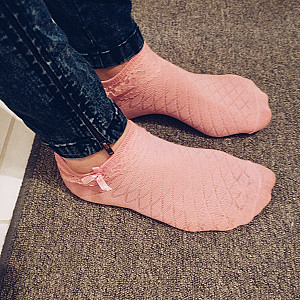 Girlyfeet in pink socks gallery image