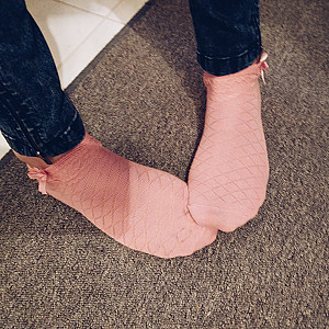 Girlyfeet in pink socks gallery image