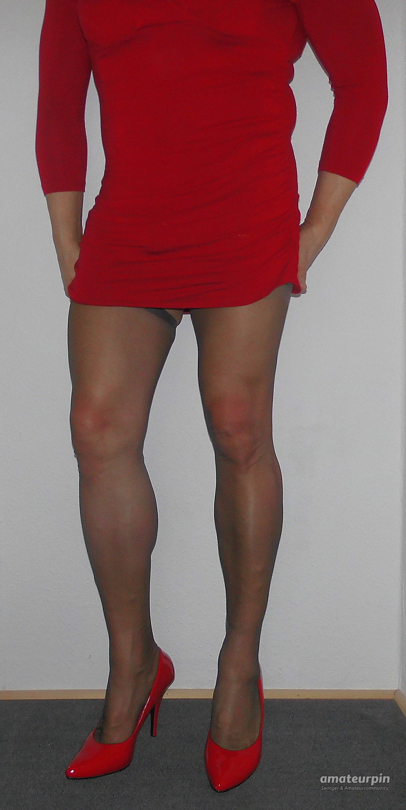 Red Pumps and dress gallery image