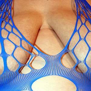 Sexy im blauen Netz Catsweat und gogo Moles Galerie