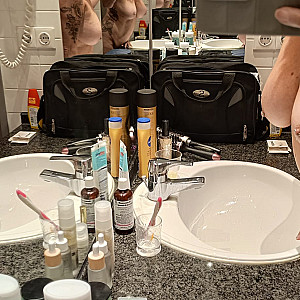 P.Girl in the bathroom gallery image