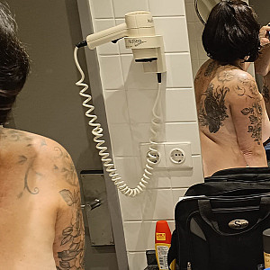 P.Girl in the bathroom gallery image