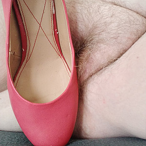 pink high heels near by my hairy pussy gallery image