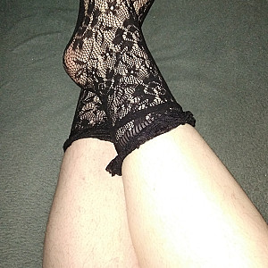 First image of WishGirl's Gallery - Cute black ankle socks3