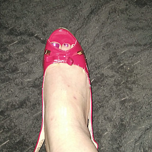 First image of WishGirl's Gallery - Pink lacquer high heels