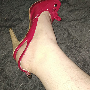 Pinke lack High Heels Galeriebild