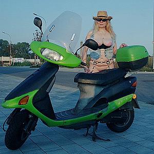 Roller fahren Galeriebild