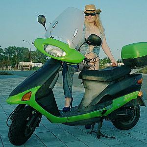 Roller fahren Galeriebild