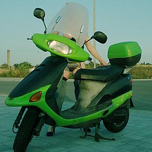 Roller fahren Galeriebild