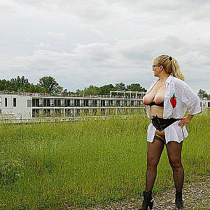 Frivolous on the Rhine with a cruise ship gallery image