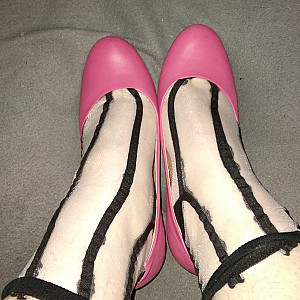 Das erste Bild von WishGirl's Galerie - Pinke High Heels und Strümpfe 2